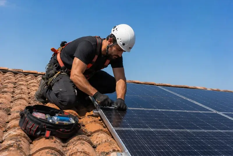 Maintenance et monitoring de panneaux solaires à Saint-Laurent-de-Carnols