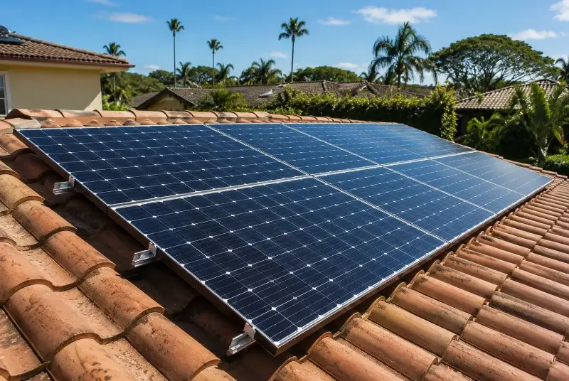 Installation de panneaux solaires à Saint-Laurent-de-Carnols