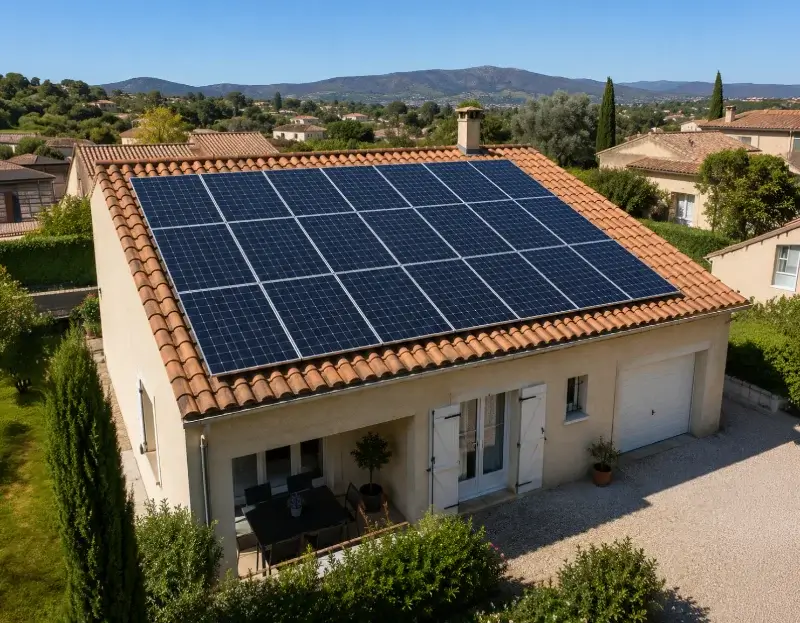 Prime à l'autoconsommation panneaux solaires Saint-Laurent-de-Carnols — aide financière de l'État